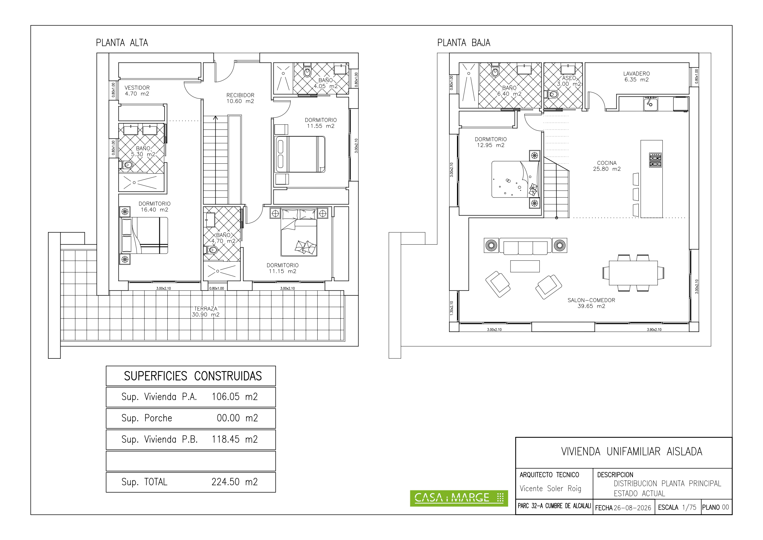 011174 - Proyecto de chalet de diseño moderno y minimalista en venta en el Valle de Jalón