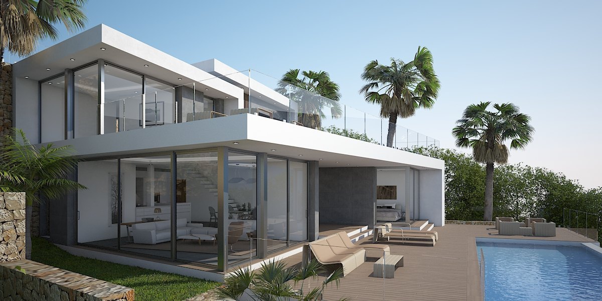 Villa spectaculaire au design minimaliste à vendre à Alcalali