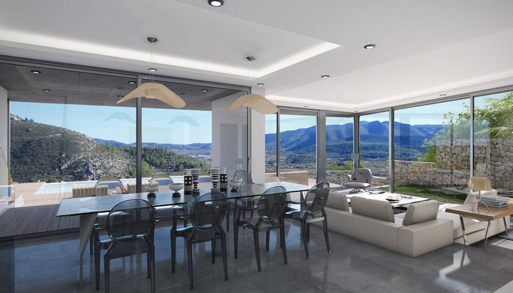 Villa spectaculaire au design minimaliste à vendre à Alcalali